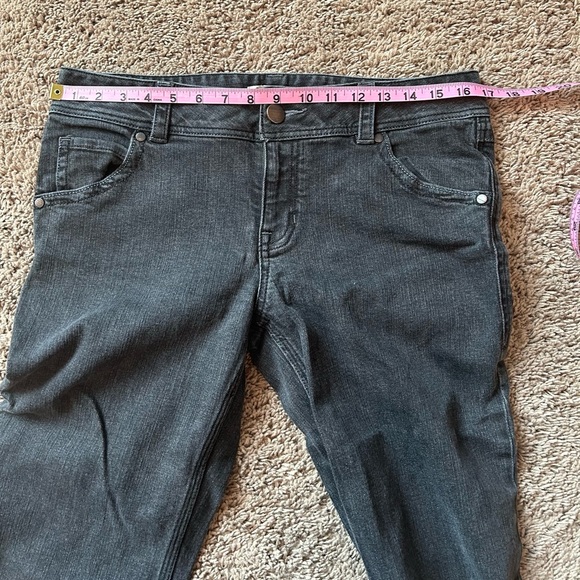 CAbi Womens Size 10 Jeans Pants BOOTCUT ONYX Dk GRAY BLACK DENIM Pants - Picture 6 of 9